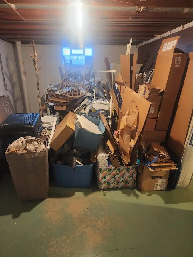 Roll-off dumpster container at job site for Roll Off Dumpster Rental in Sherwood